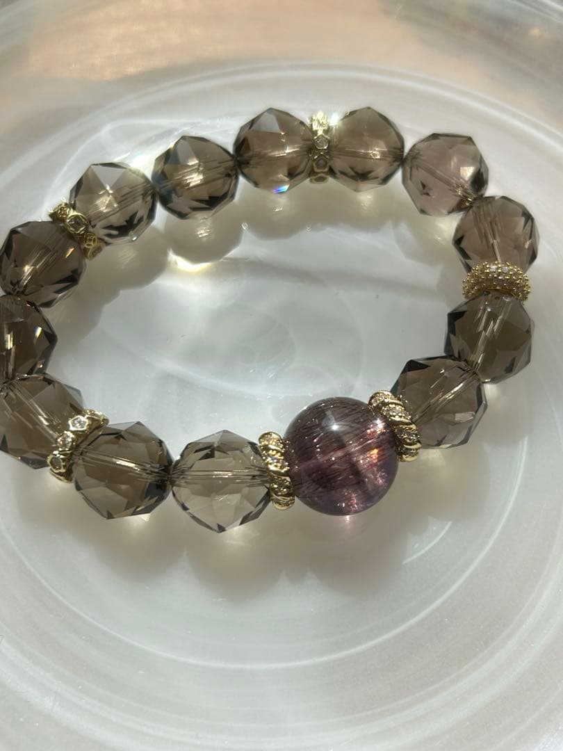 スーパーセブン、スモーキークォーツのブレスレット