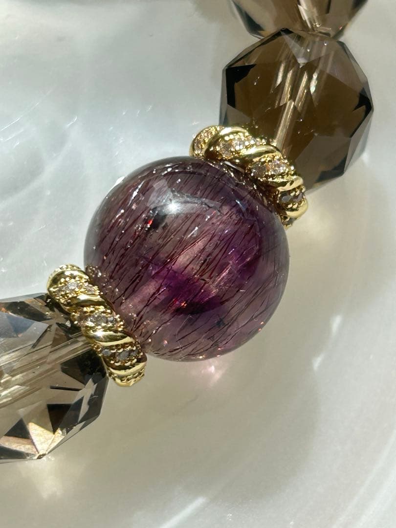 スーパーセブン、スモーキークォーツのブレスレット