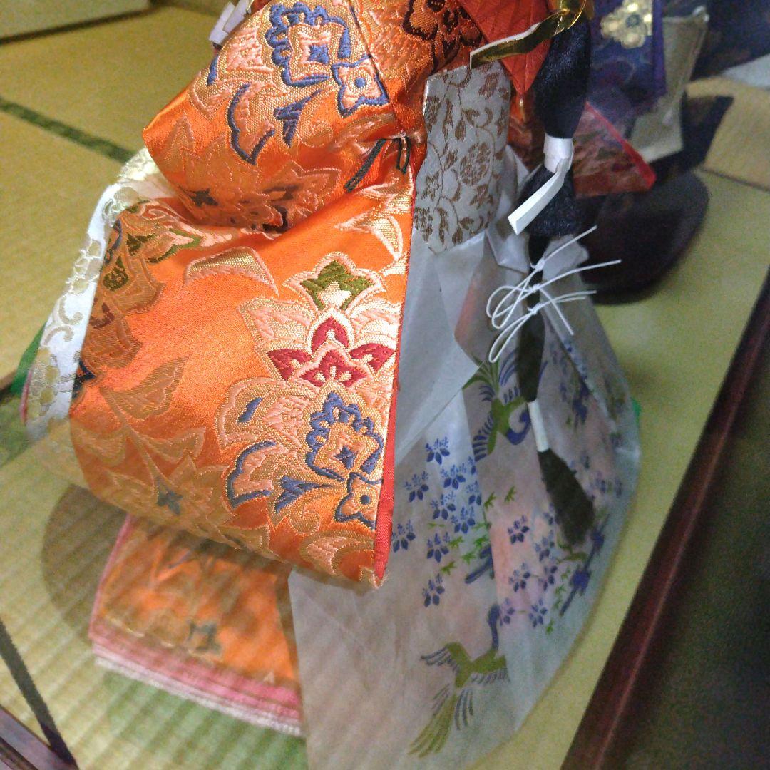 ✾雛人形 立ち雛　ガラスケース入り