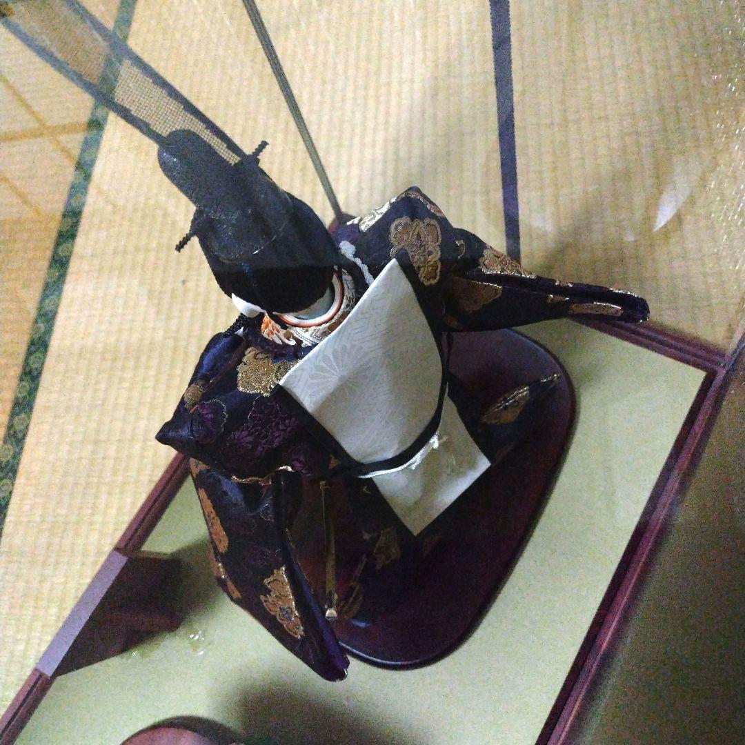 ✾雛人形 立ち雛　ガラスケース入り