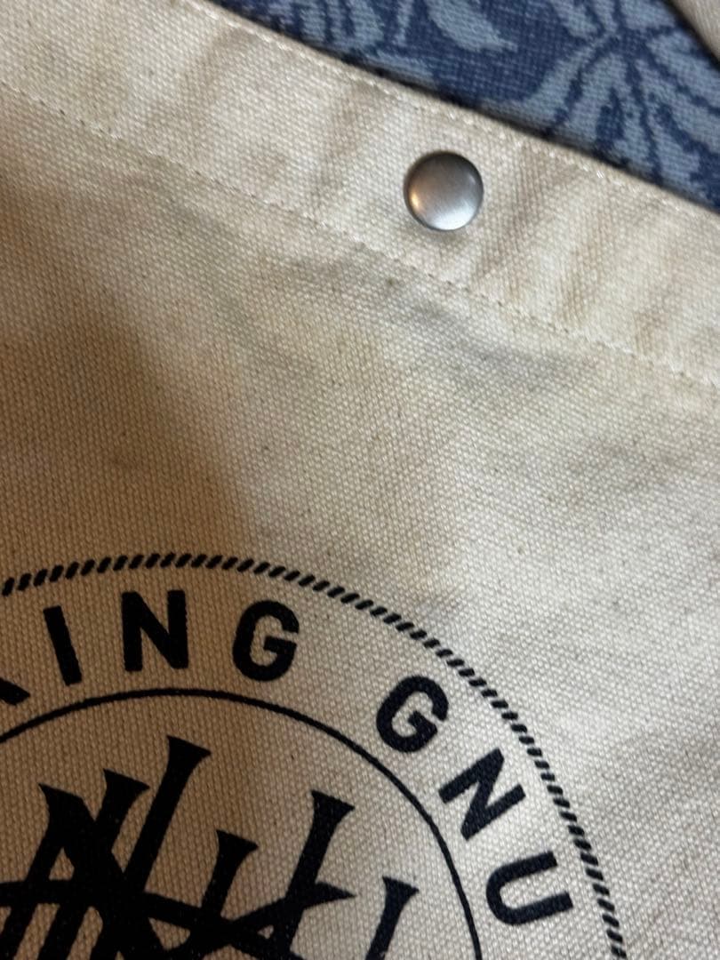 King Gnu トートバッグ グッズ ホワイト ショルダーバッグ