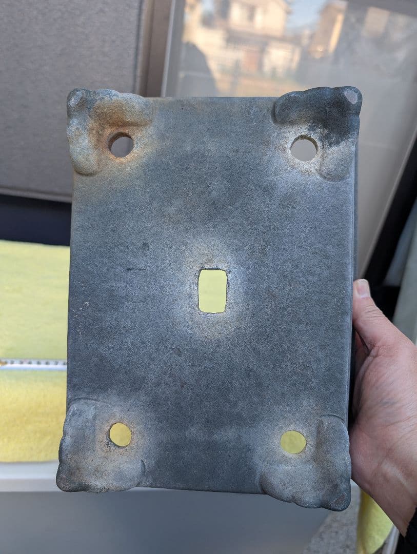 常滑陶器製 落款あり盆栽鉢 排水穴付き 約30cm