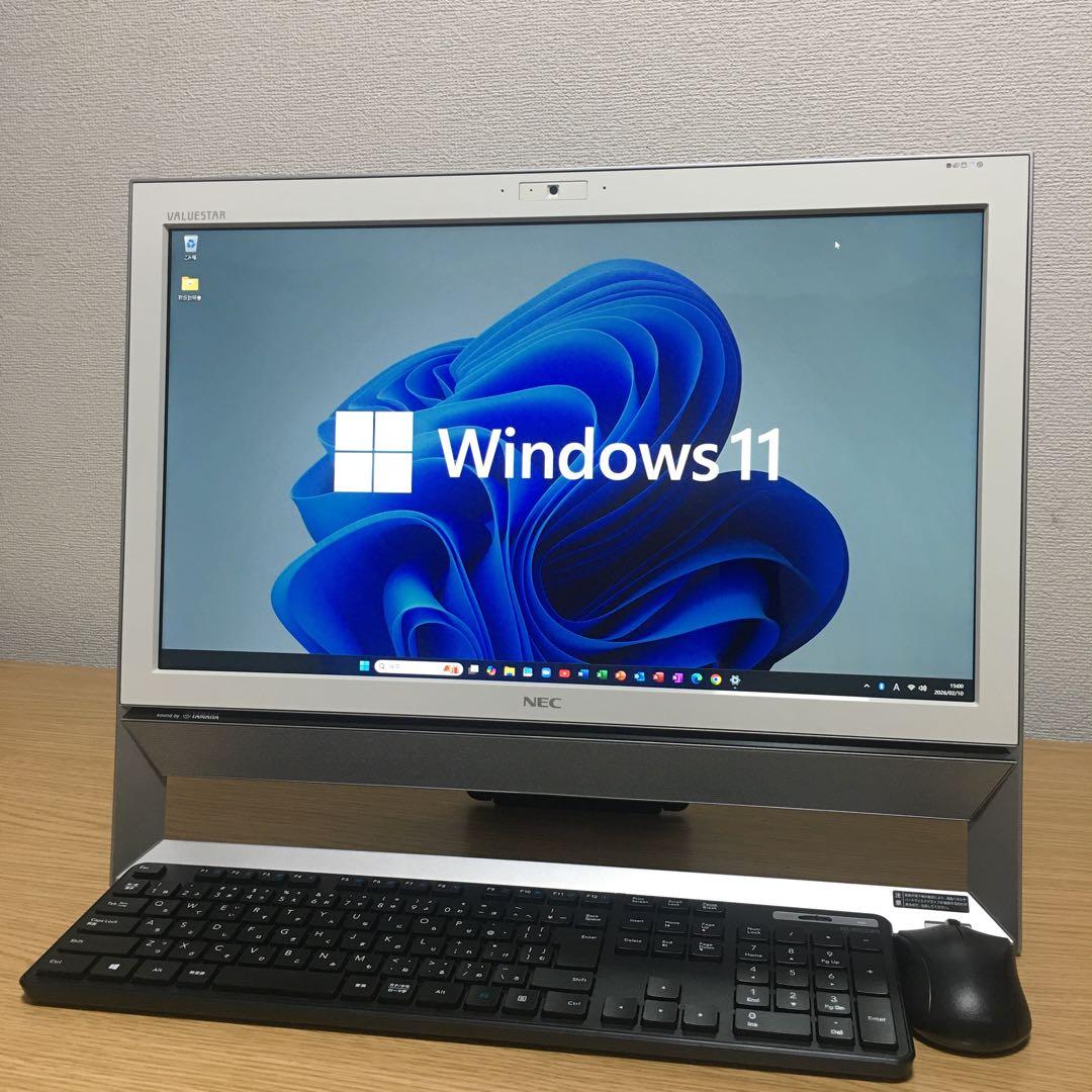 NEC VALUESTAR Win11 一体型 地デジ SSD デスクトップPC