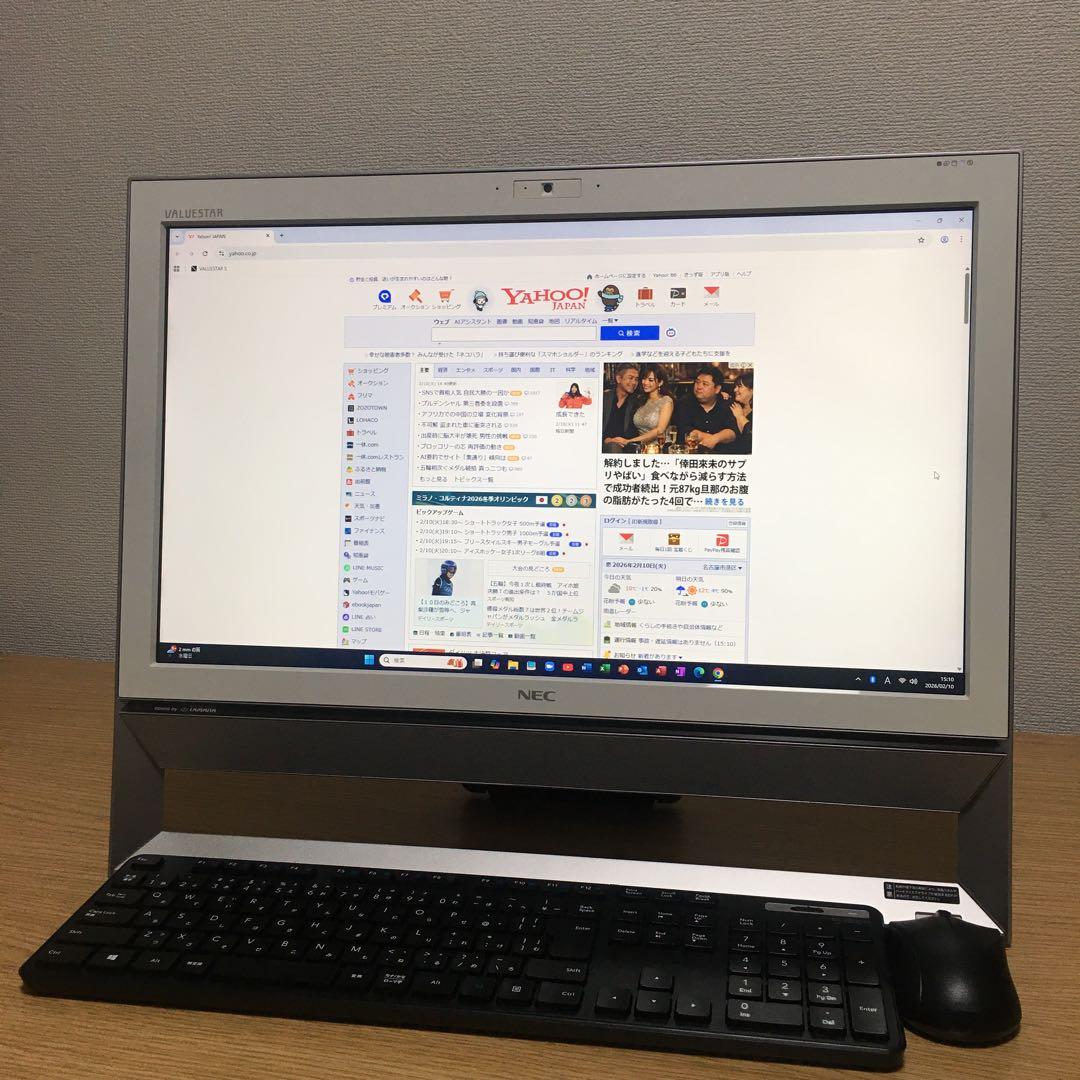 NEC VALUESTAR Win11 一体型 地デジ SSD デスクトップPC