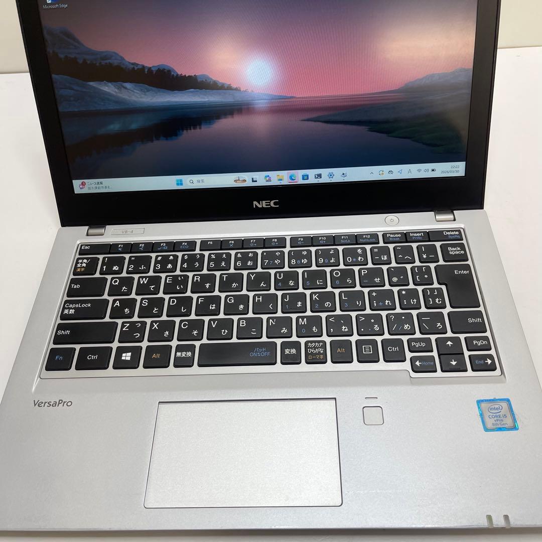 Windowsノート本体 NEC VersaPro VB-4 i5-8350U 8GB SSD256GB
