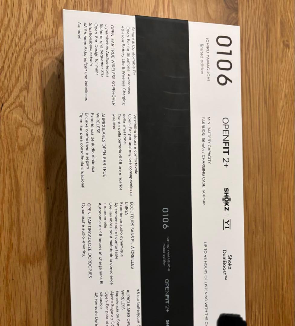 SHOKZ OPENFIT 2+ Ichiro Yamaguchi 限定版