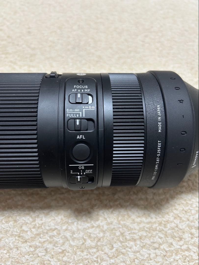 美品　SIGMA 100-400mm F5-6.3 ソニーEマウント用