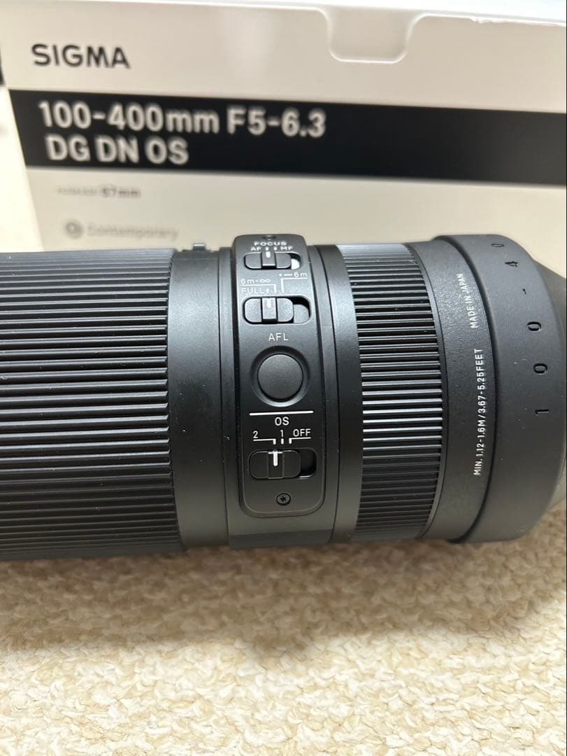 美品　SIGMA 100-400mm F5-6.3 ソニーEマウント用