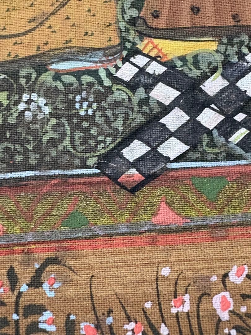 インドミニアチュール　手書き　細密画