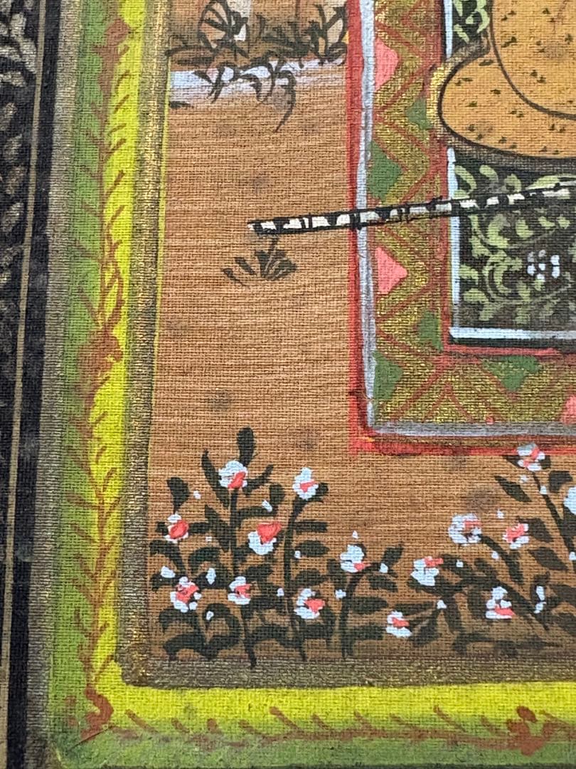 インドミニアチュール　手書き　細密画