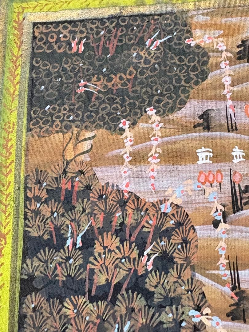 インドミニアチュール　手書き　細密画