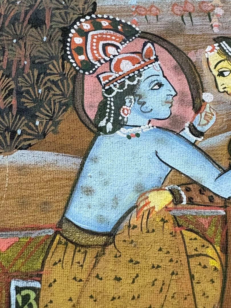 インドミニアチュール　手書き　細密画