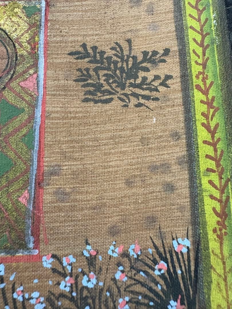 インドミニアチュール　手書き　細密画