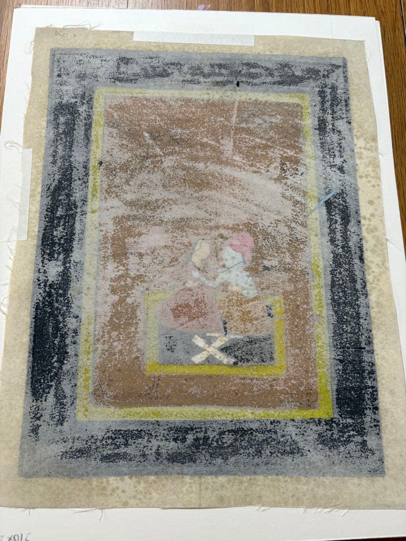 インドミニアチュール　手書き　細密画