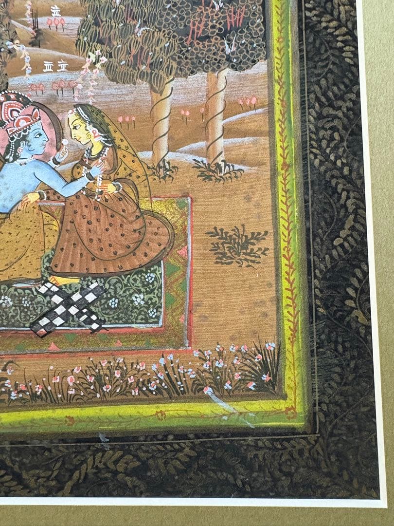 インドミニアチュール　手書き　細密画