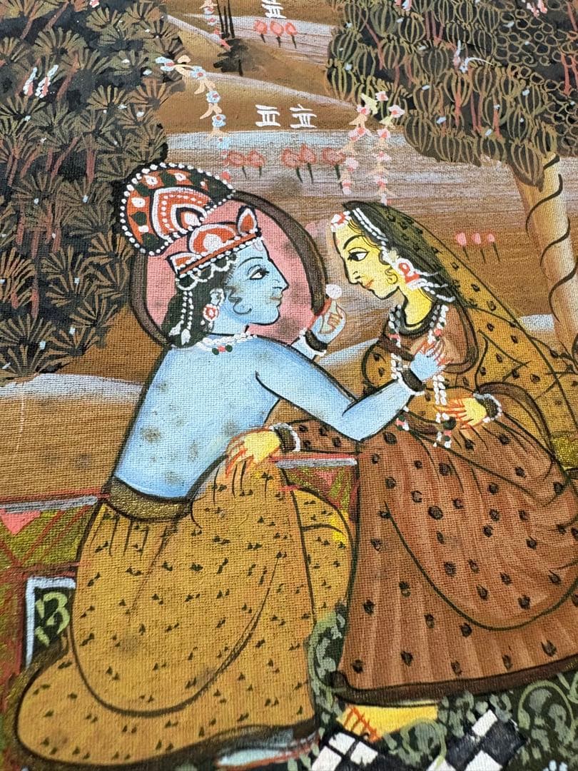 インドミニアチュール　手書き　細密画