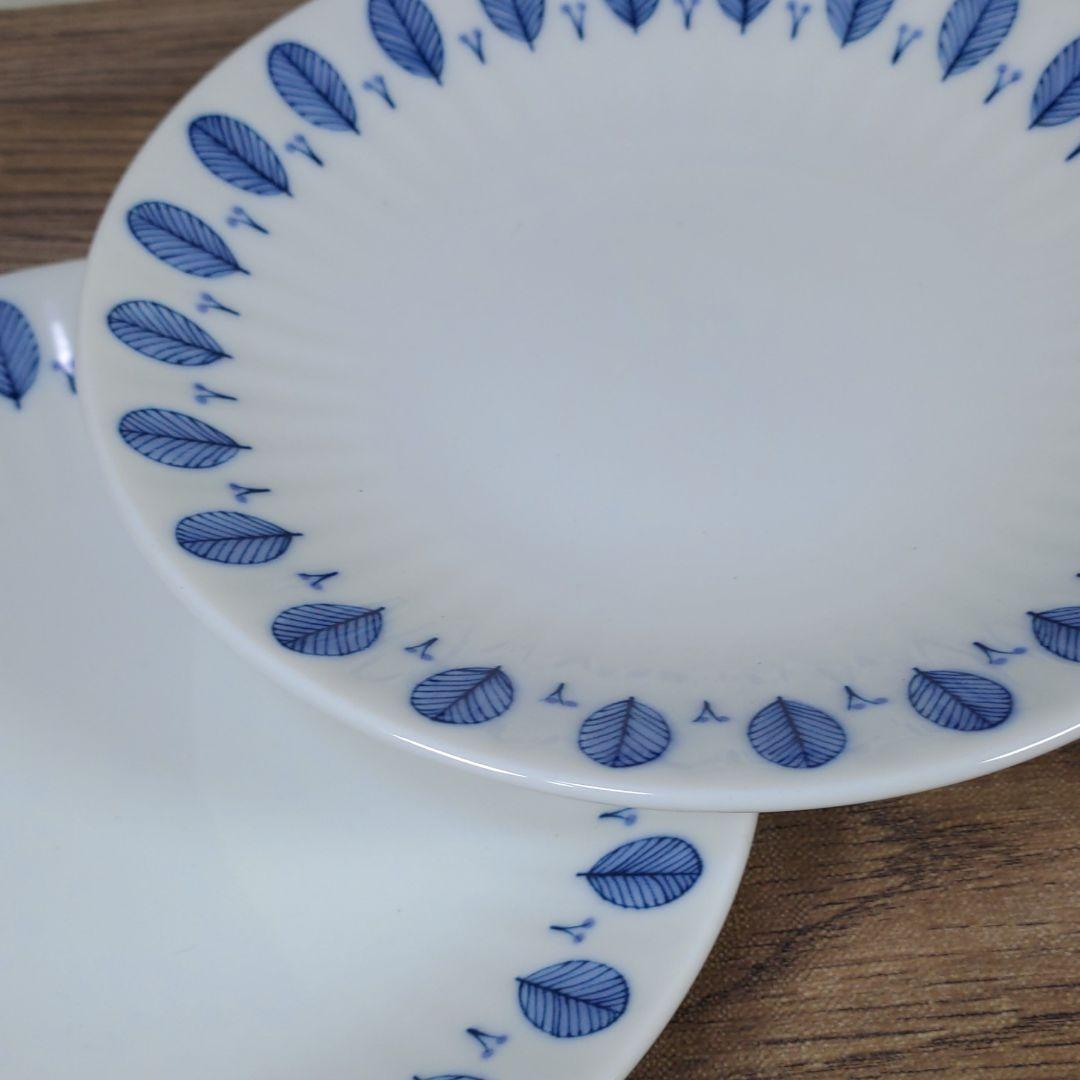 美濃焼　人気のうすかる ハーブミント　22cmプレート　３枚　新品未使用