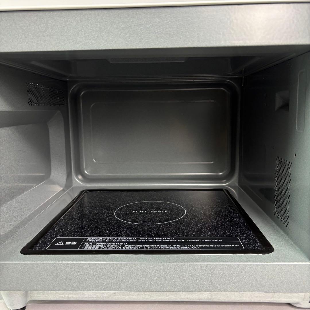 美品 Panasonic NE-FL1C-W 電子レンジ 2025年製 フラット
