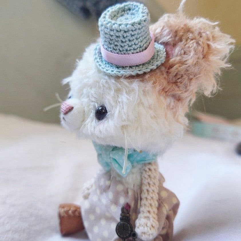 人気作家様 三毛猫のあみぐるみ 極美品