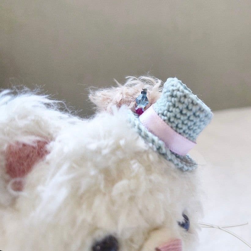 人気作家様 三毛猫のあみぐるみ 極美品