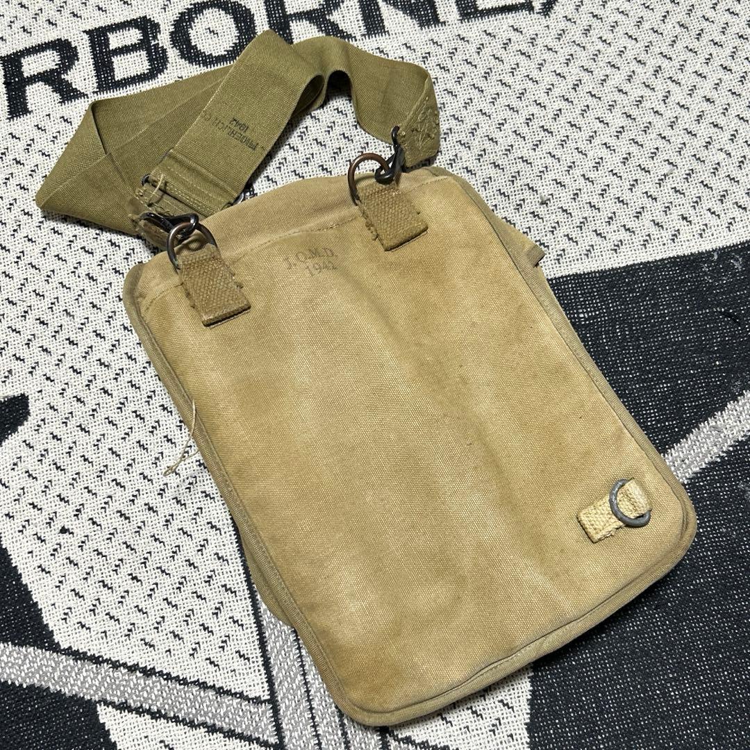 米軍実物 WW2 マップケース バッグ U.S.ARMY 1942年