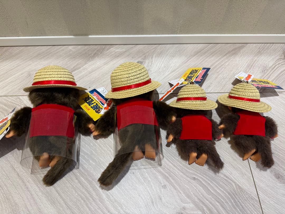 モンチッチ×NETFLIX ワンピース ルフィ ぬいぐるみ キーチェーンセット