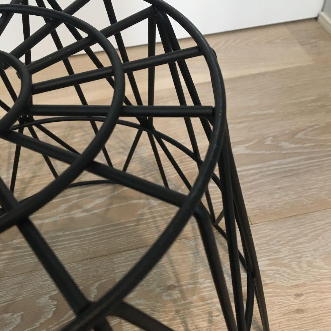 ファームリビング　ワイヤーバスケットS ブラック