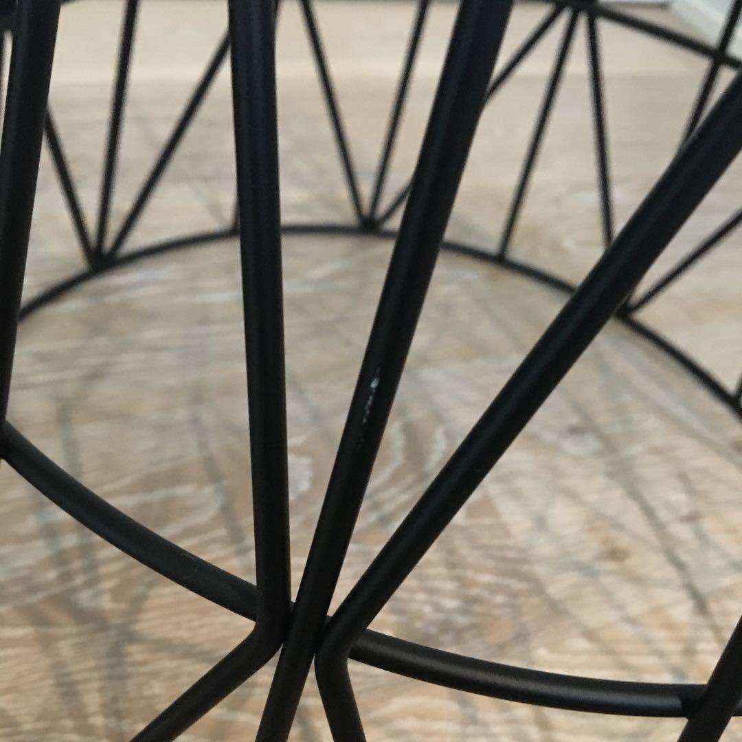 ファームリビング　ワイヤーバスケットS ブラック