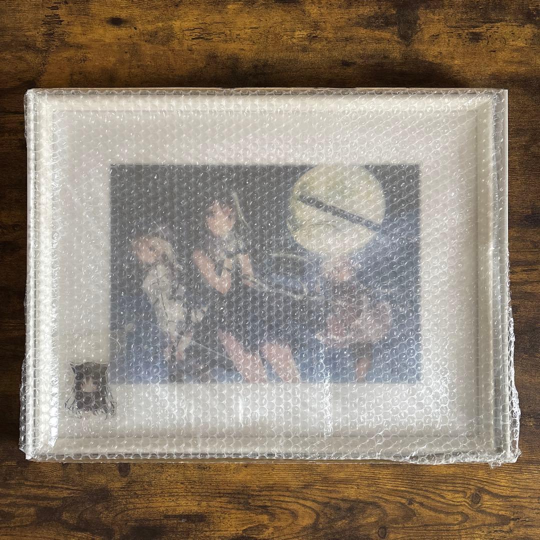 しらたまこ 星空鉄道とシロの旅 直筆サイン入り複製原画