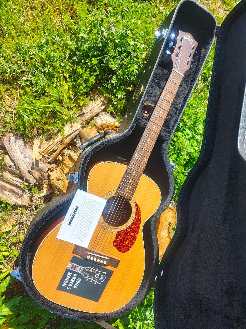 超美品　Guild　M240E Fishman　プリアンプ　ハードケース付