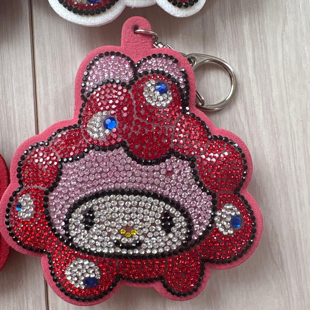 サンリオ ミャクミャク キラキラレザーキーホルダー 4点セット