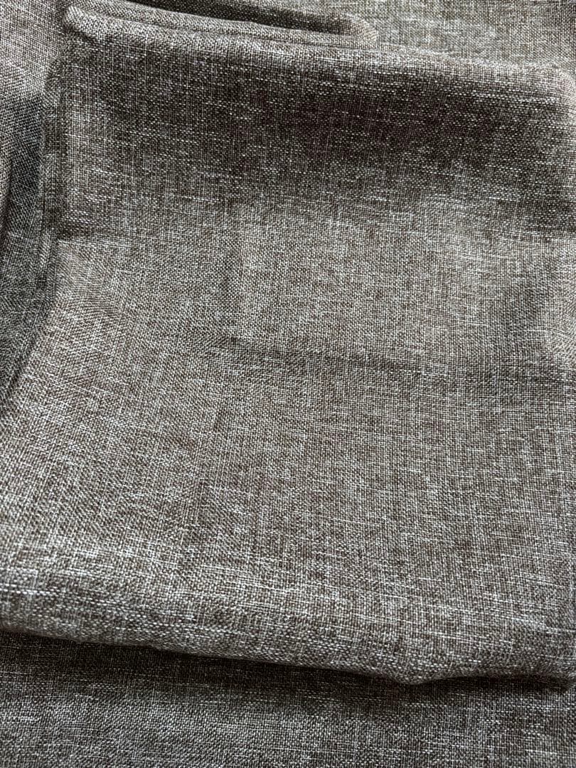 ✨美品✨座布団 4枚セット(55×59)　座布団カバー(ブラウン) 4枚付き