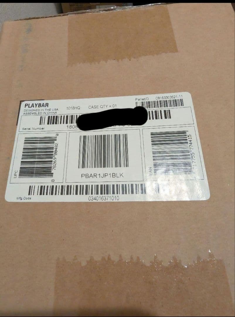 【新品・未開封】　Sonos Playbar サウンドバー