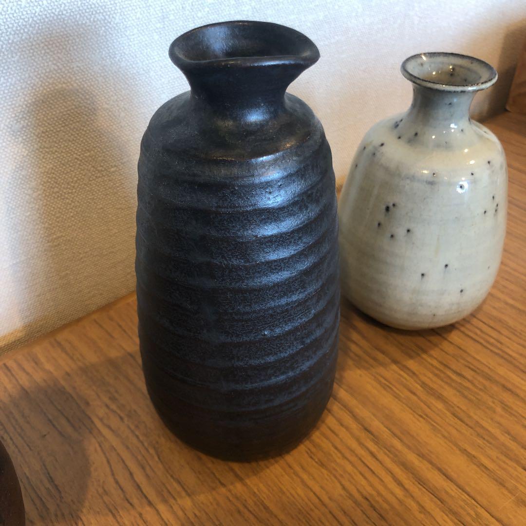 備前焼、萩焼　一輪挿し