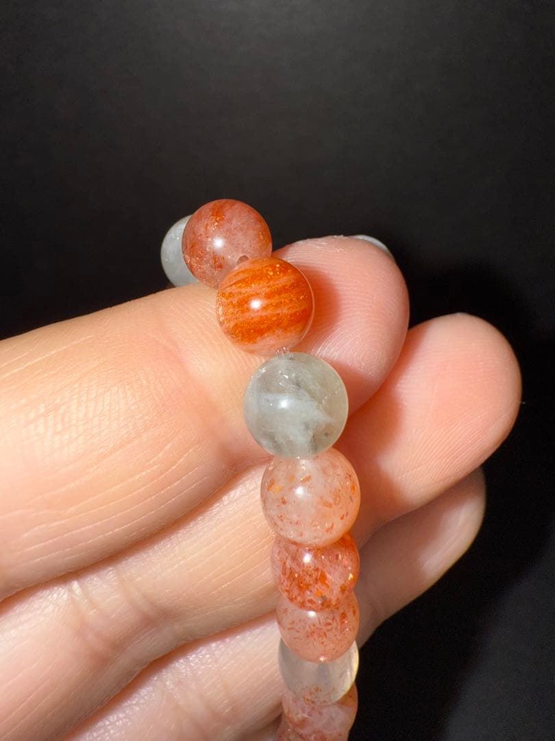 ✨✨梵字入り白蛇天珠✨✨アルーシャサンストーン