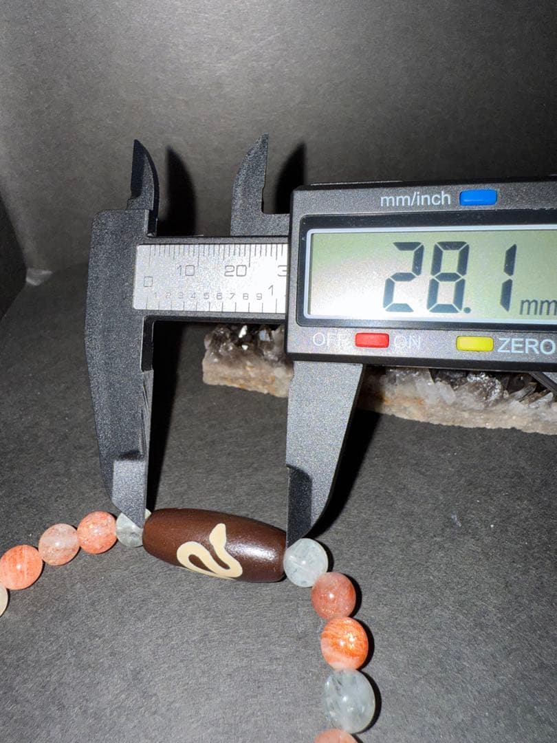 ✨✨梵字入り白蛇天珠✨✨アルーシャサンストーン