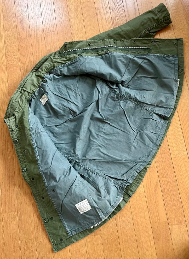 M65 フィールドジャケットU.S.NAVY シービーズ ◎裏地グレー 美品SS