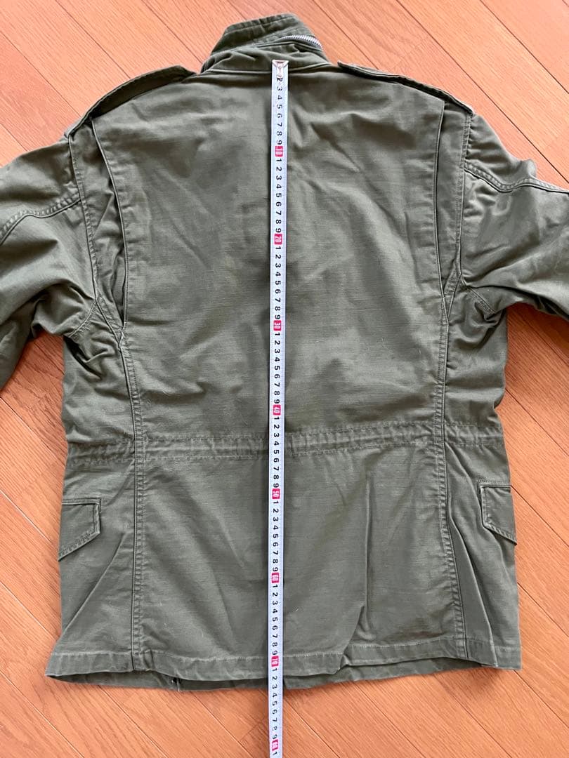 M65 フィールドジャケットU.S.NAVY シービーズ ◎裏地グレー 美品SS