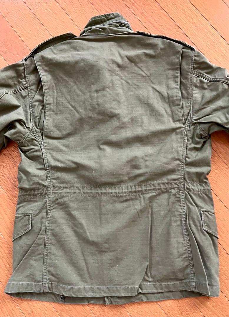 M65 フィールドジャケットU.S.NAVY シービーズ ◎裏地グレー 美品SS