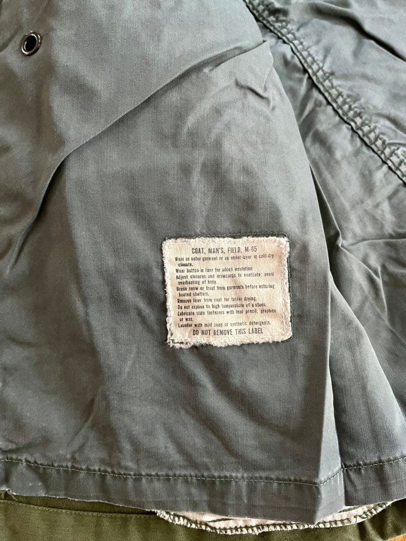 M65 フィールドジャケットU.S.NAVY シービーズ ◎裏地グレー 美品SS