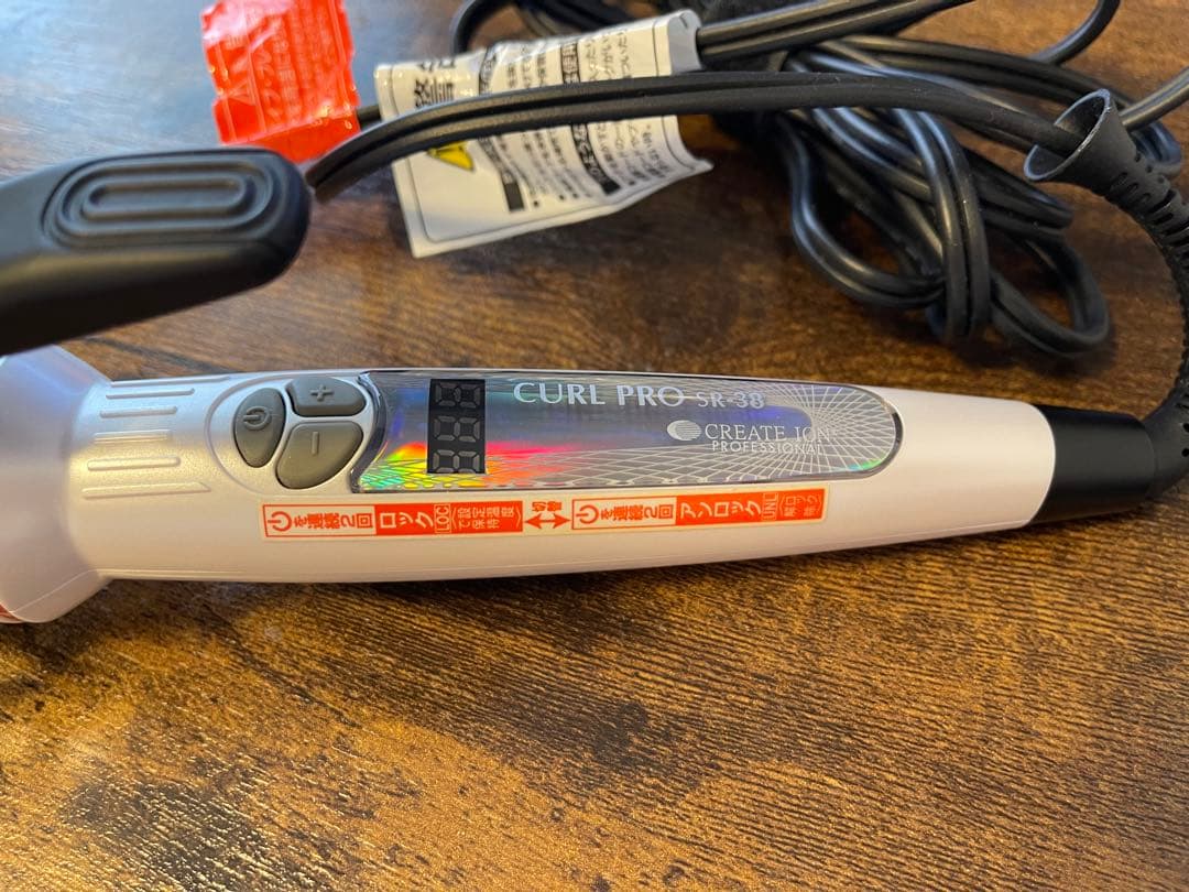 クレイツイオン イオンカールプロ SR38mm カール ヘアアイロン コテ