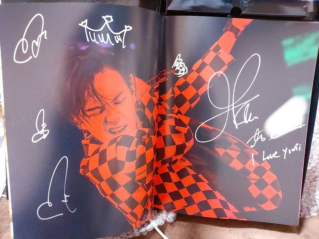 ビッグバン　BIGBANG　ジードラゴン　ジヨン　GD　G-DRAGON　直筆