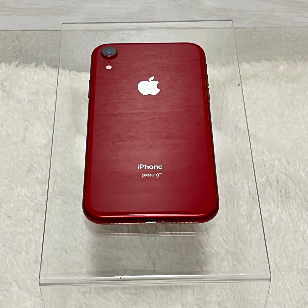 iPhone XR Red 64GB SIMフリー バッテリー100% 本体