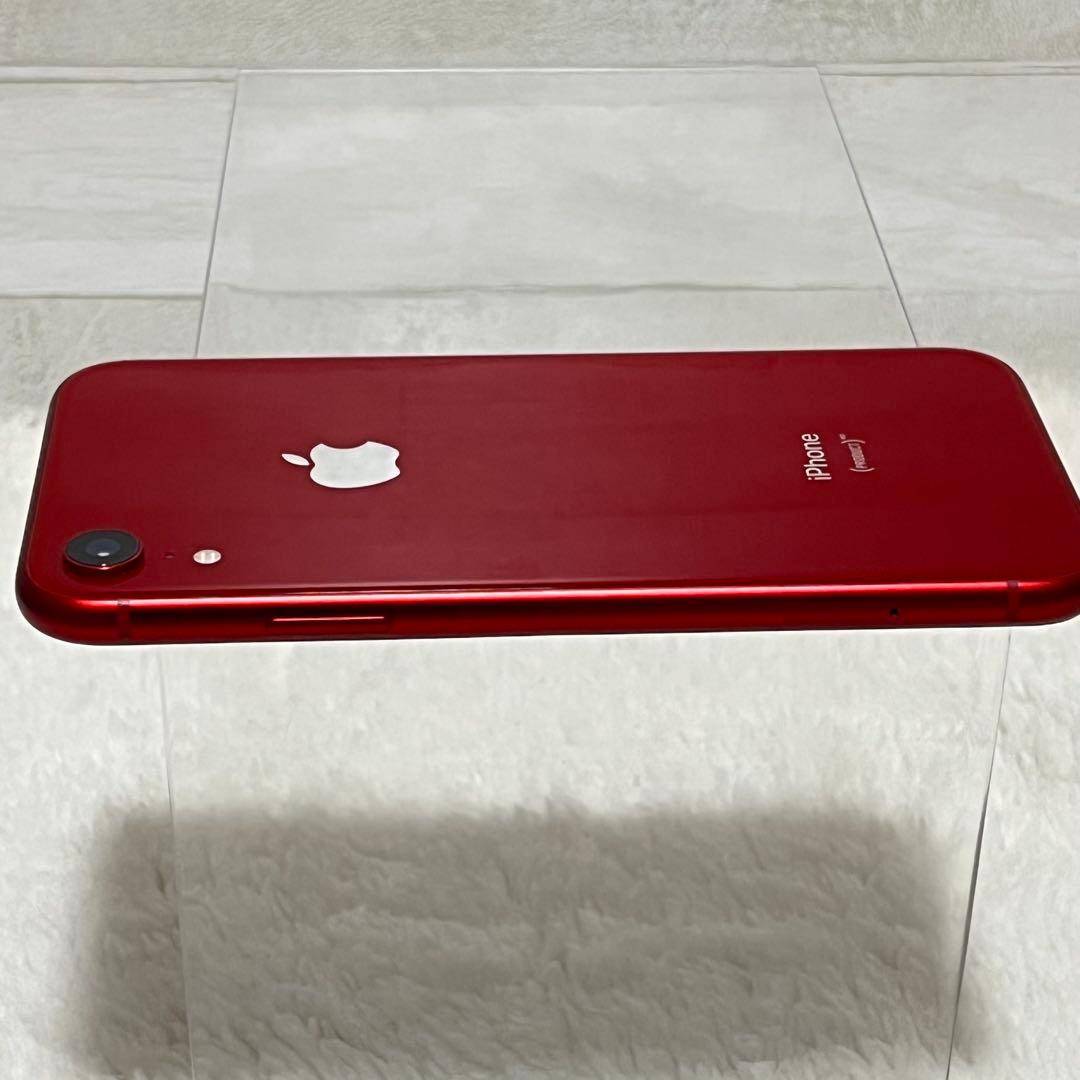 iPhone XR Red 64GB SIMフリー バッテリー100% 本体