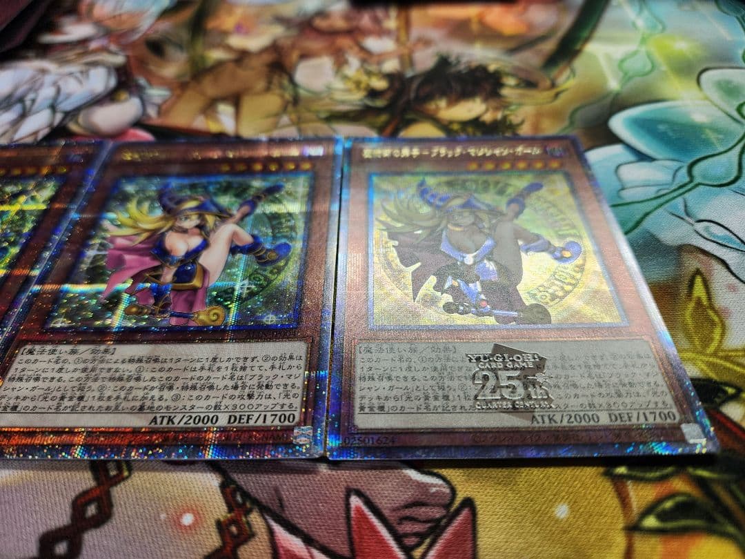 遊戯王　魔術師の弟子 ブラックマジシャンガール 25th 日版　3枚セット