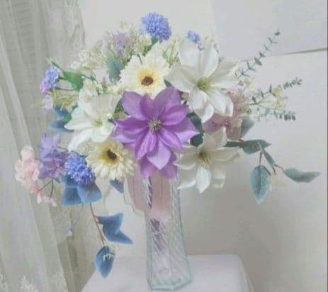 54i インテリア用ア―ティフィシャルフラワー＆ウェディングブーケ　社長室　受付