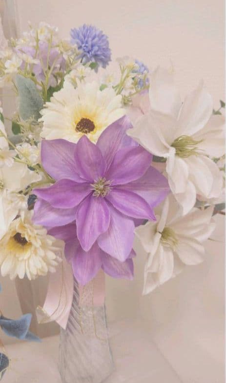 54i インテリア用ア―ティフィシャルフラワー＆ウェディングブーケ　社長室　受付