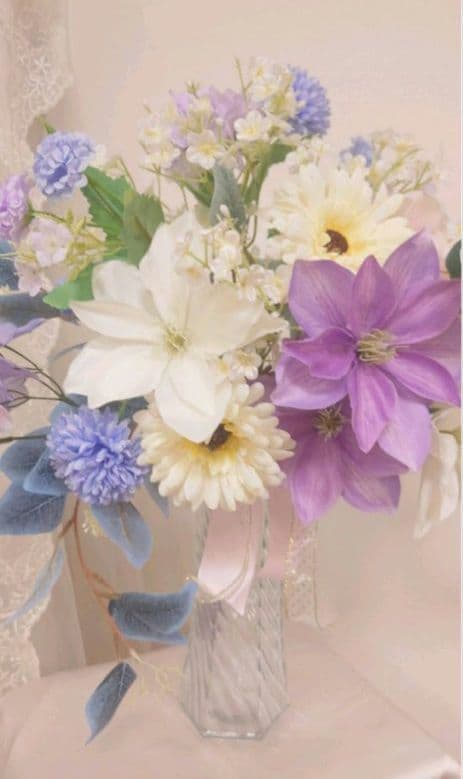 54i インテリア用ア―ティフィシャルフラワー＆ウェディングブーケ　社長室　受付