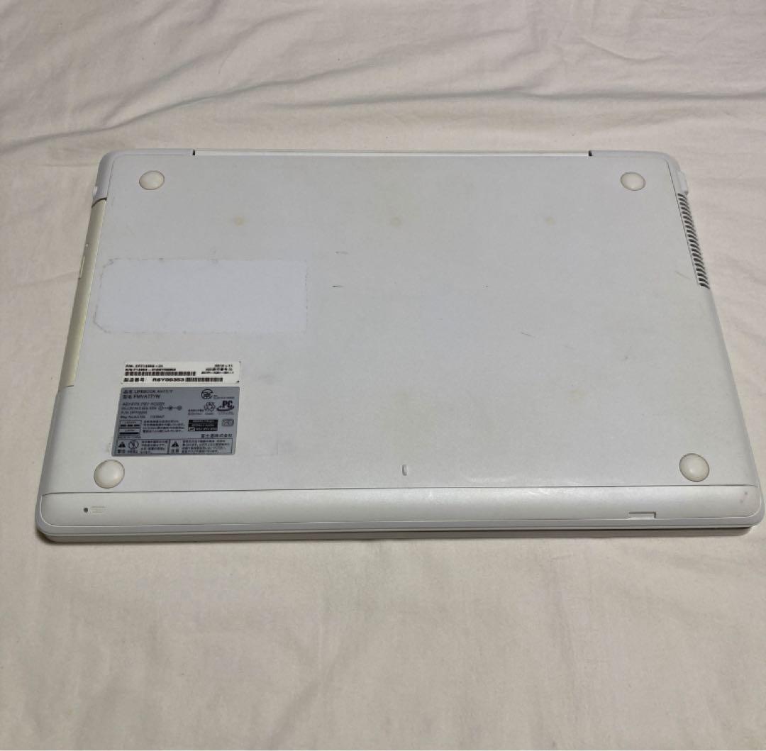 FUJITSU LIFEBOOK 15.6インチ FMVA77YW ジャンク