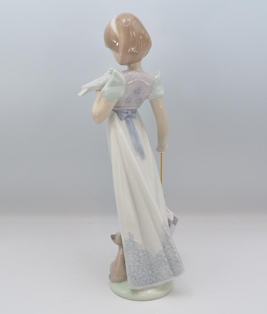 夏の散歩　＃7611　★リヤドロ　スペイン　ポーセリン　1991年　ヴィンテージ